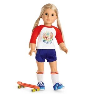 NEW IN BOX LIMITED EDITION SET - American Girl Julie’s Skateboarding Set